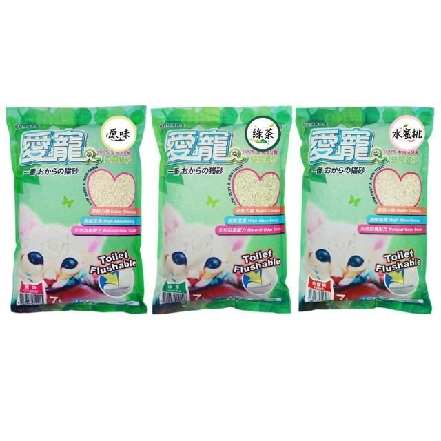 【愛寵】豆腐貓砂7L/3.2kg-6入組