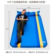 【探險者】帶枕可拼接自動露營充氣墊-雙人(加大加厚 防潮睡墊 一體式床墊 雙色可選)