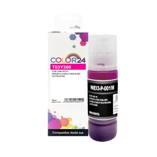 【Color24】for EPSON T03Y300/70ml 紅色相容連供墨水(適用 L4150/L4160/L6170/L6190/L14150)