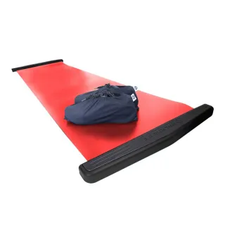 【BALANCE 1】橫向核心肌群訓練 滑步器 豪華版 180cm 紅色(核心運動 橫向運動)