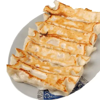 【上野物產】年中特價!   薄皮嫩肉高麗菜鍋貼  50顆/包 X2包(1500g±10%/約50顆/包)