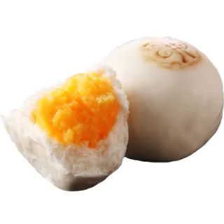 【上野物產】香港酒樓師傅特製奶皇包 x3包(320g±10%/約10顆/包)