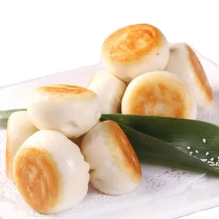 【上野物產】台灣手工 港式一口小煎包 x2包(280g±10%/10粒/包)