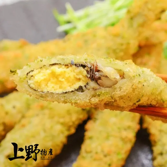 【上野物產】裹粉酥炸黃金抱卵柳葉魚 x2包(200g±10%/包)