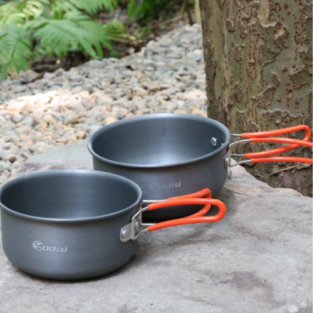 【ADISI】雙人鋁碗組 AC565007 2人適用(炊具、戶外登山露營用品、鋁導熱性佳)