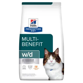 【Hills 希爾思】處方貓用飼料 w/d 消化系統/體重/血糖管理配方 8.5LB(貓飼料)