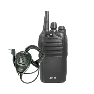 【ADI】手持式業務型無線電對講機附手持式麥克風/托咪(AT-48)