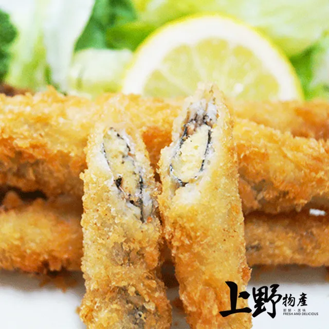 【上野物產】裹粉酥炸黃金抱卵柳葉魚 x4包(200g±10%/包)