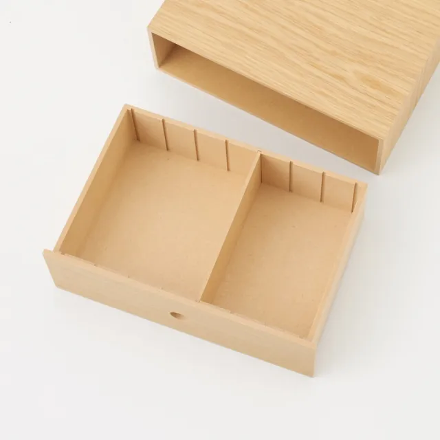 【MUJI 無印良品】木製小物收納盒1層