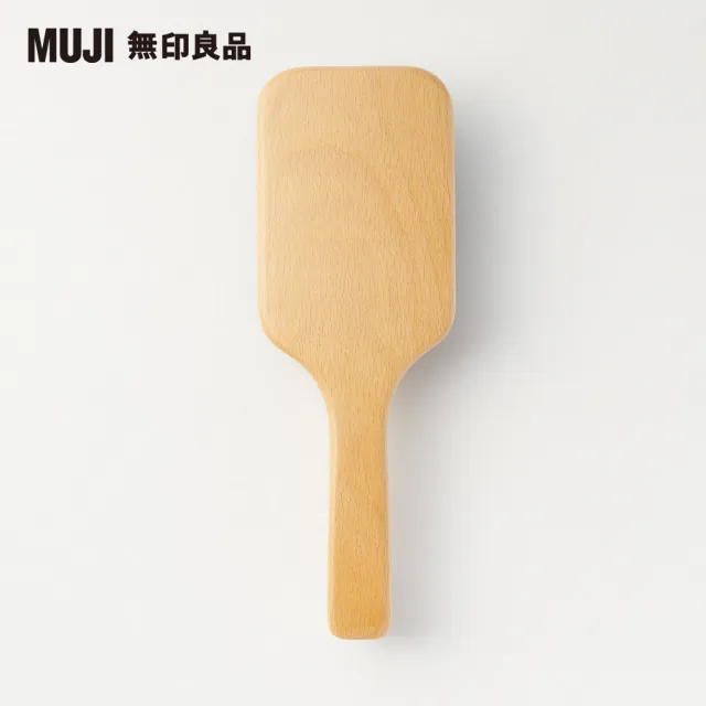 【MUJI 無印良品】山毛櫸頭皮按摩梳/全長約23.5cm