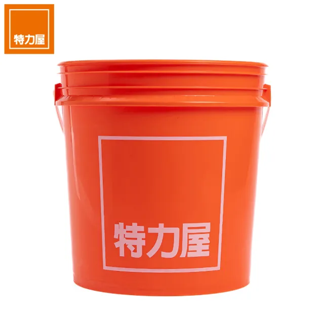 【特力屋】耐衝擊萬用桶 橘色 17L 附把手