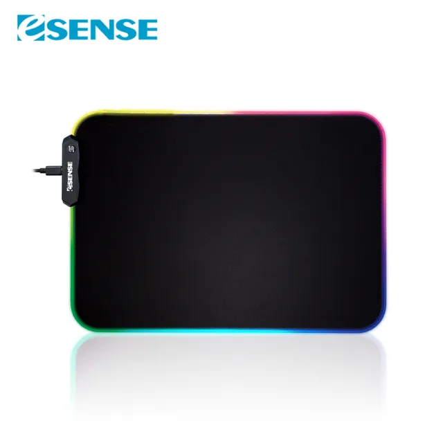 【ESENSE 逸盛】RGB 專業玩家電競鼠墊 S-35x25cm(05-RGS350)