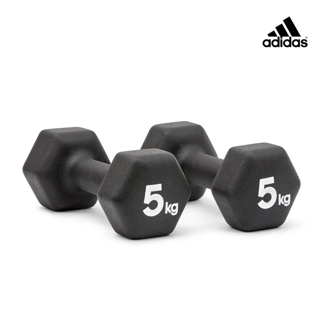 【adidas 愛迪達】Adidas Strength 六角訓練啞鈴(5kg)