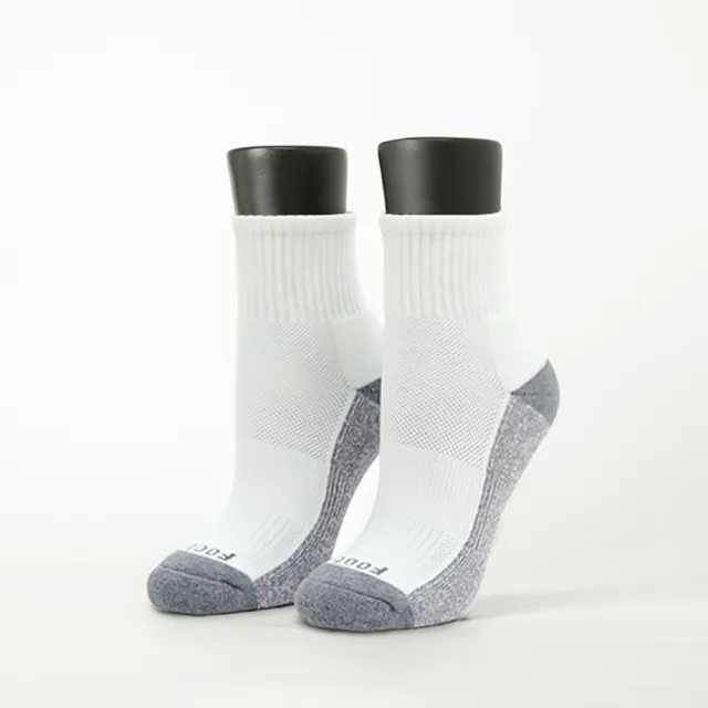 【FOOTER除臭襪】10入組-學生運動氣墊襪-女款-全厚底(T08M)