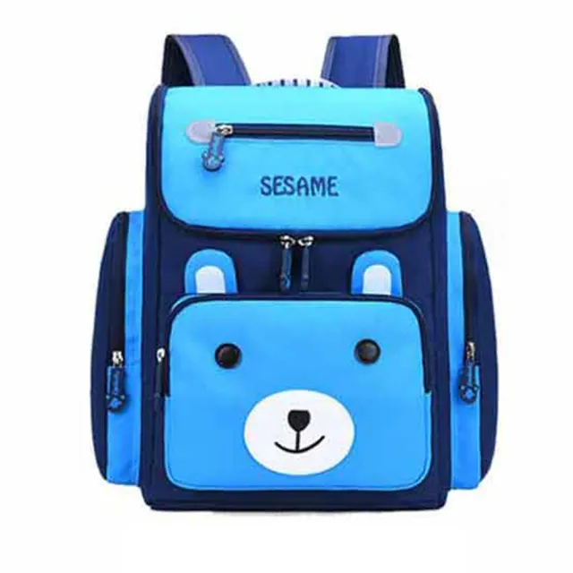 【DF 童趣館】可愛萌寵動物造型安全護脊後背兒童書包-共3色