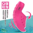 【母子鱷魚】-官方直營-時尚簡約厚底增高洞洞鞋-米黃(超值特惠 售完不補)