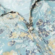 【ILEY 伊蕾】高雅印花輕盈雪紡上衣(淺藍色；M-3L；1223181401)