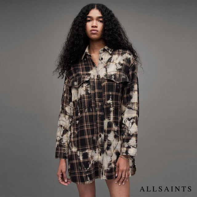 ALLSAINTS LILY SHACKET 短洋裝BLEACH MULTI(寬鬆版型)