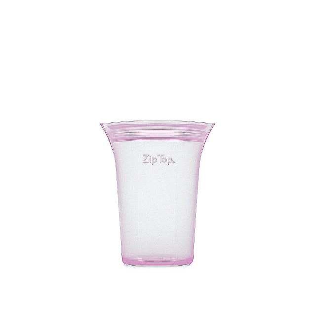 【ZipTop】美國白金矽膠袋-杯型袋M-丁香紫(16oz/473ml)