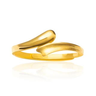 【金品坊】黃金戒指水型戒指 0.41錢±0.03(純金999.9、純金戒指、黃金戒指)