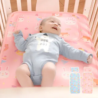 【Embrace 英柏絲】MIT可水洗 3D超透氣排汗 嬰兒床墊+多功能平枕組 涼墊 防蹣 涼蓆(多款任選)