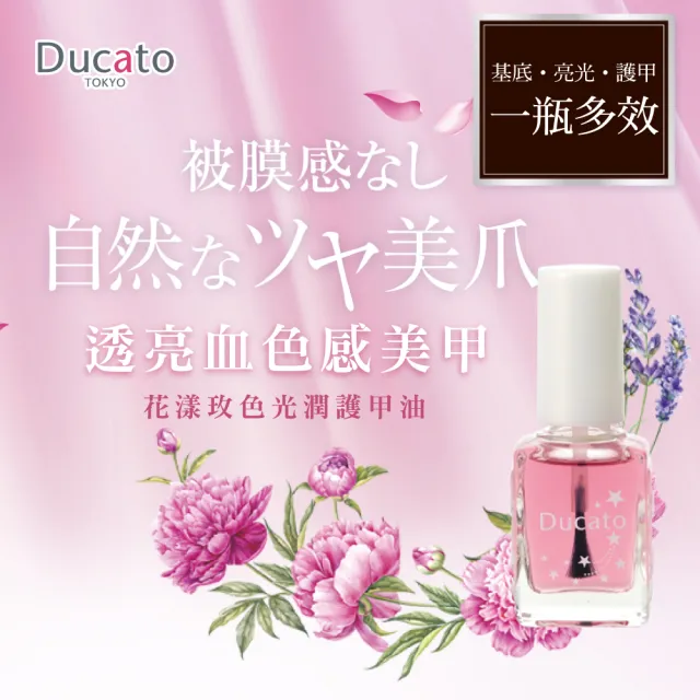 【Ducato】花漾玫色光潤護甲油