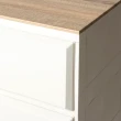 【HOLA】木紋抽屜收納櫃W55-五層