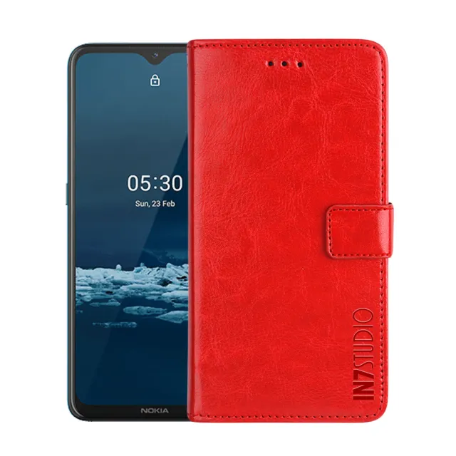 【IN7】Nokia 5.3  6.55吋 磁扣側掀瘋馬紋PU皮套