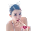 【Angel 天使霓裳】貓耳髮箍 魅惑喵喵 日系蕾絲可愛動物道具配件(白F)
