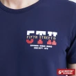 【5th STREET】男美式斜印花短袖T恤-丈青