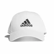 【adidas 愛迪達】帽子 Baseball Cap 運動休閒 男女款 愛迪達 棒球帽 遮陽 穿搭 帽圍可調 白 黑(FK0890)