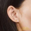 【金品坊】黃金耳環小愛心耳針 0.16錢±0.03(純金999.9、純金耳環、純金耳針)