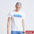 【5th STREET】男美式排列字短袖T恤-白色