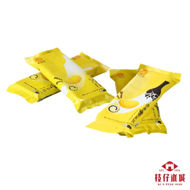 百年枝仔冰城 蕉情好-綜合蛋捲分享組(香蕉芝麻蛋捲40gX10包+香蕉巧克力蛋捲40gX10包)