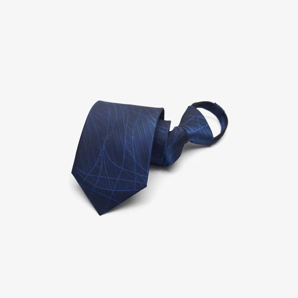 【拉福】兒童領帶8cm寬版樹結領帶拉鍊領帶寬領帶