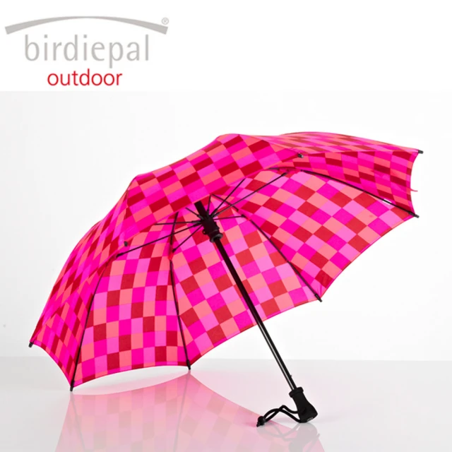 EuroSCHIRM 德國品牌 全世界最強雨傘 BIRDIEPAL OUTDOOR戶外專用風暴傘 方格系列(W208-CWS4/CWS6風暴傘)