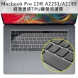 MacBook Pro 13吋 A2251/A2289超薄透明TPU鍵盤保護膜