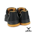 【PAMAX 帕瑪斯】防穿刺+鋼頭-透氣型防滑安全鞋-反光條設計(PS66602PPH/黑黃/男)