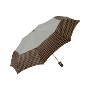 【ezpeleta】10441 千鳥格紋自動折傘(晴雨兩用)