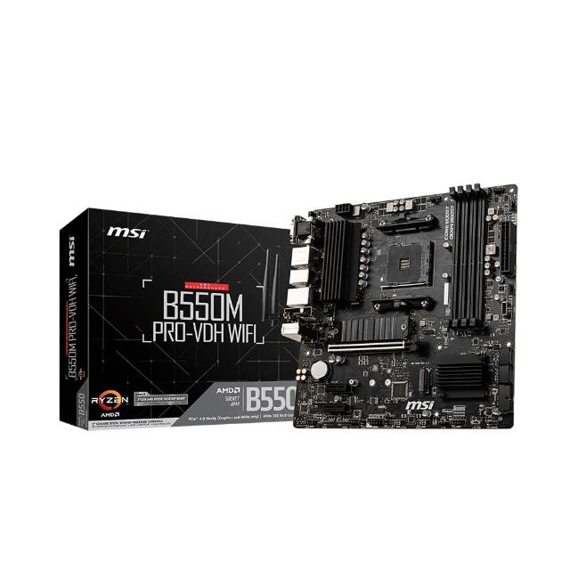 【MSI 微星】B550M PRO-VDH WIFI DDR4 主機板