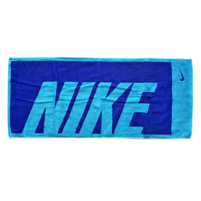 【NIKE 耐吉】Nike Jacquard Towel 35x80cm    運動 毛巾 吸汗 柔軟 黑白(N1001539036MD)