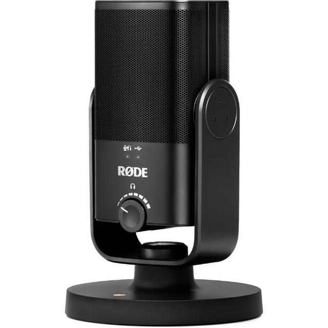 RODE NT-USB RODE NT-USB 是一款高品質的冷凝器麥克風,內建流行過濾器可有效減少爆破音,提供清晰穩定的錄音表現,適合用於音樂製作、播客、語音聊天等多種應用場景。其優異的音質與簡潔的設計,讓錄音更專業、更輕鬆。