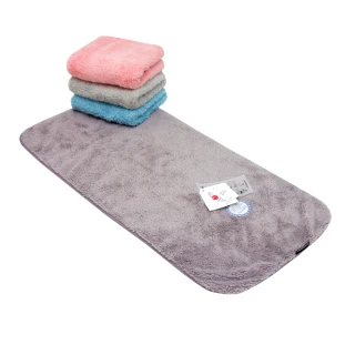 【MORINO】超細纖維簡約毛巾(2入組)
