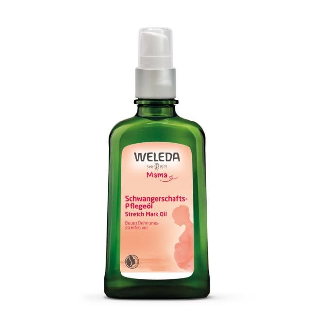 【WELEDA 薇蕾德】孕媽咪美腹按摩油 100 ml(恢復孕期肌膚彈性)