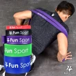 【Fun Sport】健力環-乳膠環狀彈力阻力帶-黑-(阻力圈 彈力帶 拉力繩 橡筋帶)