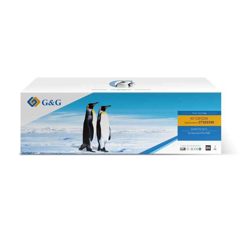【G&G】for Fuji Xerox 2黑 CT202330 高容量相容碳粉匣(適用 DocuPrint P225d / M225dw / M225z)
