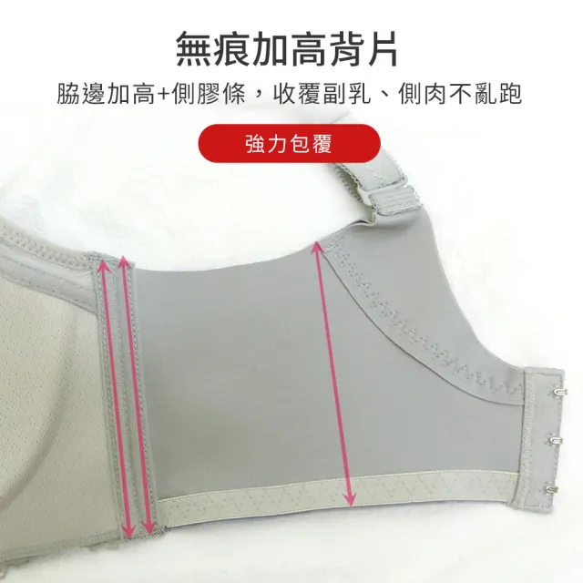 【尚芭蒂】2件組 無鋼圈B-D心機V型造波神器一片式透氣蕾絲內衣組/集中包覆/防副乳/B.C.D罩
