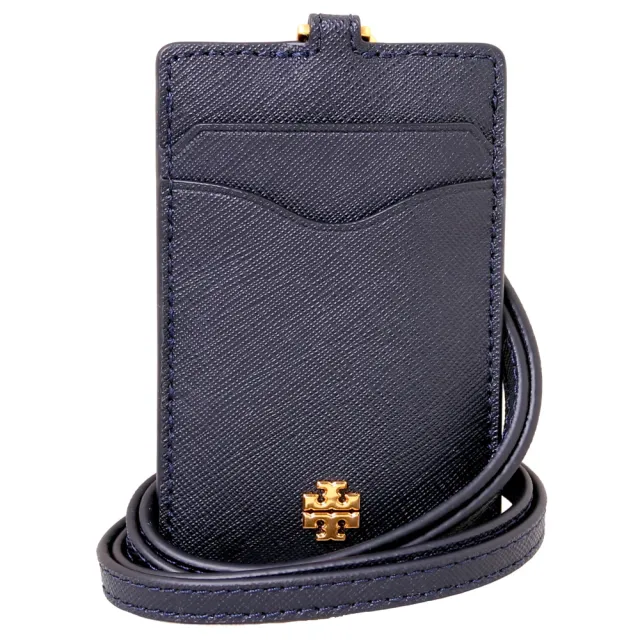 【TORY BURCH】EMERSON LANYARD 防刮皮革證件夾票卡夾(多色任選)