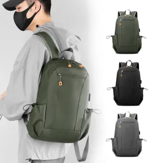 【Janyo】韓版休閒雙肩包 大容量旅行後背包 筆電包 學生背包書包(交換禮物)