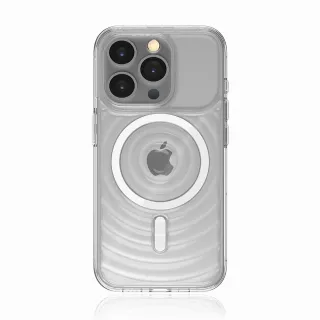 【STM】Reawaken Ripple for iPhone 15 Pro Max 典雅波浪 MagSafe軍規防摔殼(透明)